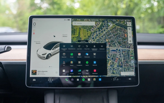 Tesla Model 3 cena 179900 przebieg: 40200, rok produkcji 2021 z Suwałki małe 121